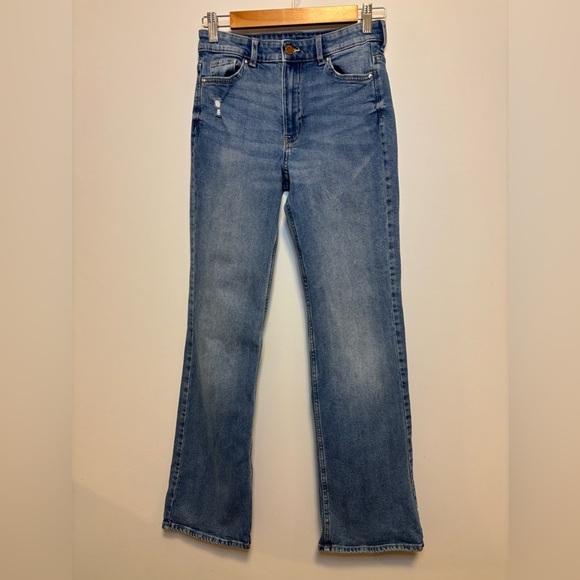 H&M - Boot Cut High Waist Blue Jeans - Size 2 - Picture 1 of 3